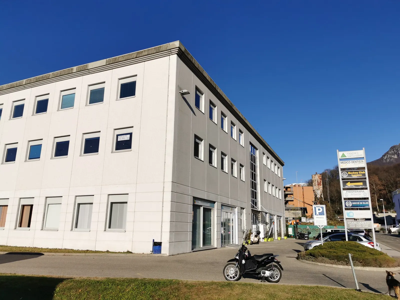 L'edificio di Via Maraini 15 a Pregassona